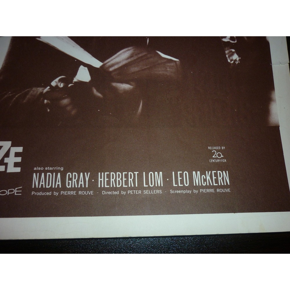 Vintage 1961 Mr Topaze Original Lobby Card 11x14 Peter Sellers Directorial Debut - Picture 5 of 7